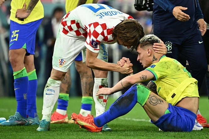 Luka Modrić admira el espíritu futbolístico de Neymar